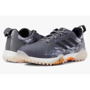 Adidas CodeChaos Grey Orange Rush Waterproof Golf Shoe Spikeless GW5995 Size 13